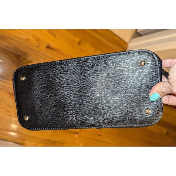 Guess Black Faux Leather Tote Purse Handbag‎ with handle - Picture 5 of 6